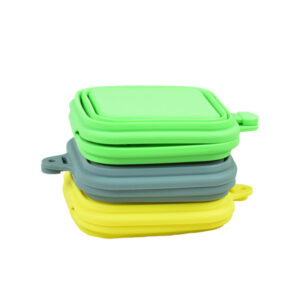Pet silicone folding bowl